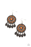 Paparazzi Sagebrush Symphony Earrings Brown