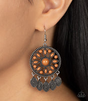 Paparazzi Sagebrush Symphony Earrings Brown