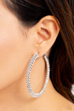 Paparazzi Scintillating Sass Earrings White