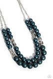 Paparazzi Shopaholic Season Necklace Blue & Shopaholic Showdown Bracelet Blue