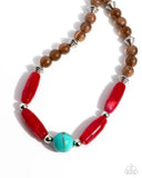 Paparazzi Sneaky Swirls Necklace Multi
