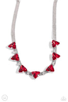 Paparazzi Strands of Sass Necklace Red