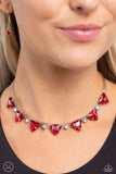 Paparazzi Strands of Sass Necklace Red