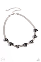 Paparazzi Strands of Sass Necklace Silver