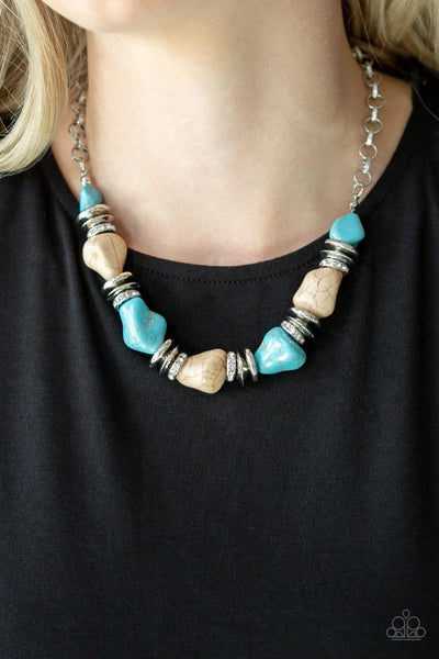 Paparazzi Stunningly Stone Age Necklace Multi