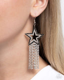 Paparazzi Sunset Superstar Earrings Black