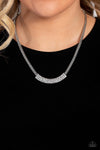 Paparazzi Swing Dance Dream Necklace White