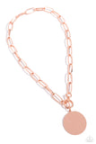 Paparazzi Tag Out Necklace Copper
