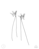 Paparazzi Take Flight Earrings Silver (Ear Cuffs)