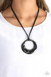 Paparazzi Tectonic Treasure Necklace Black