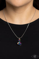 Paparazzi Top Dollar Diva Necklace Multi (oil spill)