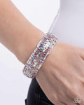 Paparazzi Triumphant Twinkle Bracelet Pink