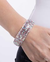 Paparazzi Triumphant Twinkle Bracelet Pink