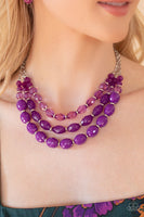 Paparazzi Tropical Hideaway Necklace Purple