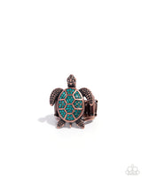 Paparazzi Turtle Triumph Ring Copper