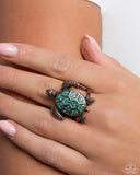 Paparazzi Turtle Triumph Ring Copper