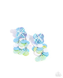 Paparazzi Under the Waves Earrings Blue