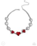 Paparazzi Valentines Vibe Necklace Red