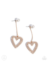 Paparazzi Valentines Vision Earrings Gold