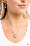 Paparazzi Whispering Wings Necklace White