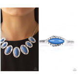 Paparazzi Terra Color Necklace Blue & Mason Minimalism Bracelet Blue - Glitz By Lisa 