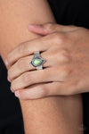 Paparazzi Mineral Minimalist Ring Green