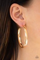 Paparazzi A Double Feature Earrings Gold - Glitz By Lisa 