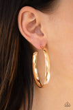 Paparazzi A Double Feature Earrings Gold - Glitz By Lisa 