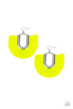 Paparazzi Tassel Tropicana Earrings Yellow - Glitz By Lisa 