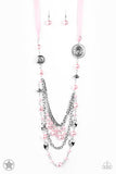 Paparazzi All The Trimmings Pink Necklace - Glitz By Lisa 