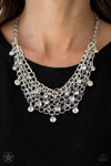 Paparazzi Fishing for Compliments Necklace Silver - Glitz By Lisa 