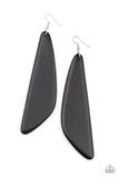 Paparazzi Scuba Dream Black Earrings