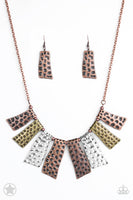 Paparazzi A Fan of the Tribe Necklace - Glitz By Lisa 