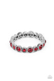 Paparazzi Phenomenally Perennial Bracelet Red