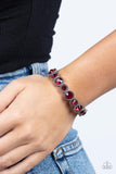 Paparazzi Phenomenally Perennial Bracelet Red