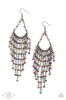 Paparazzi Metro Confetti Earrings Multi (Oil Spill)