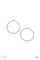 Paparazzi Wide Curves Ahead Earrings Multi (Iridescent)