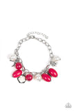 Paparazzi Love Doves Bracelet Pink - Glitz By Lisa 