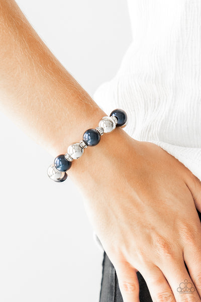 Paparazzi So Not Sorry Bracelet Blue - Glitz By Lisa 