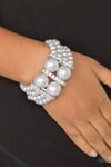 Paparazzi Romance Remix Bracelet Silver - Glitz By Lisa 