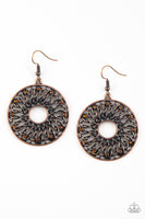 Paparazzi Malibu Musical Earrings Copper - Glitz By Lisa 