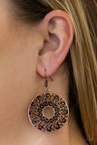 Paparazzi Malibu Musical Earrings Copper - Glitz By Lisa 