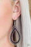 Paparazzi Mechanical Marvel Earrings Purple - Glitz By Lisa 