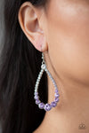 Paparazzi Token Twinkle Earrings Purple - Glitz By Lisa 