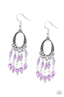 Paparazzi Not The Only Fish In The Sea Earrings Purple - Glitz By Lisa 