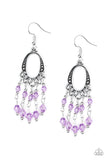 Paparazzi Not The Only Fish In The Sea Earrings Purple - Glitz By Lisa 