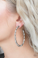 Paparazzi Street Mod Earrings Silver - Glitz By Lisa 