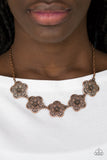 Paparazzi Garden Groove Necklace Copper - Glitz By Lisa 