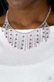 Paparazzi Harlem Hideaway Necklace Purple - Glitz By Lisa 