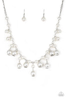 Paparazzi Soon To Be Mrs. Necklace White - Glitz By Lisa 